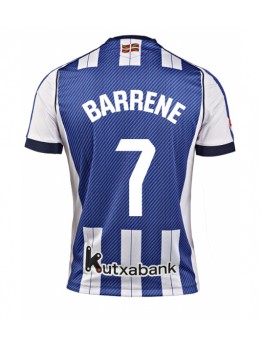 Real Sociedad Ander Barrenetxea #7 Heimtrikot 2025-26 Kurzarm Real Sociedad Ander Barrenetxea #7 Heimtrikot 2025-26 Kurzarm